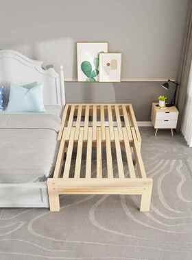 BK9K实木伸缩床沙发床小户型可抽拉单人榻榻米推拉两用多