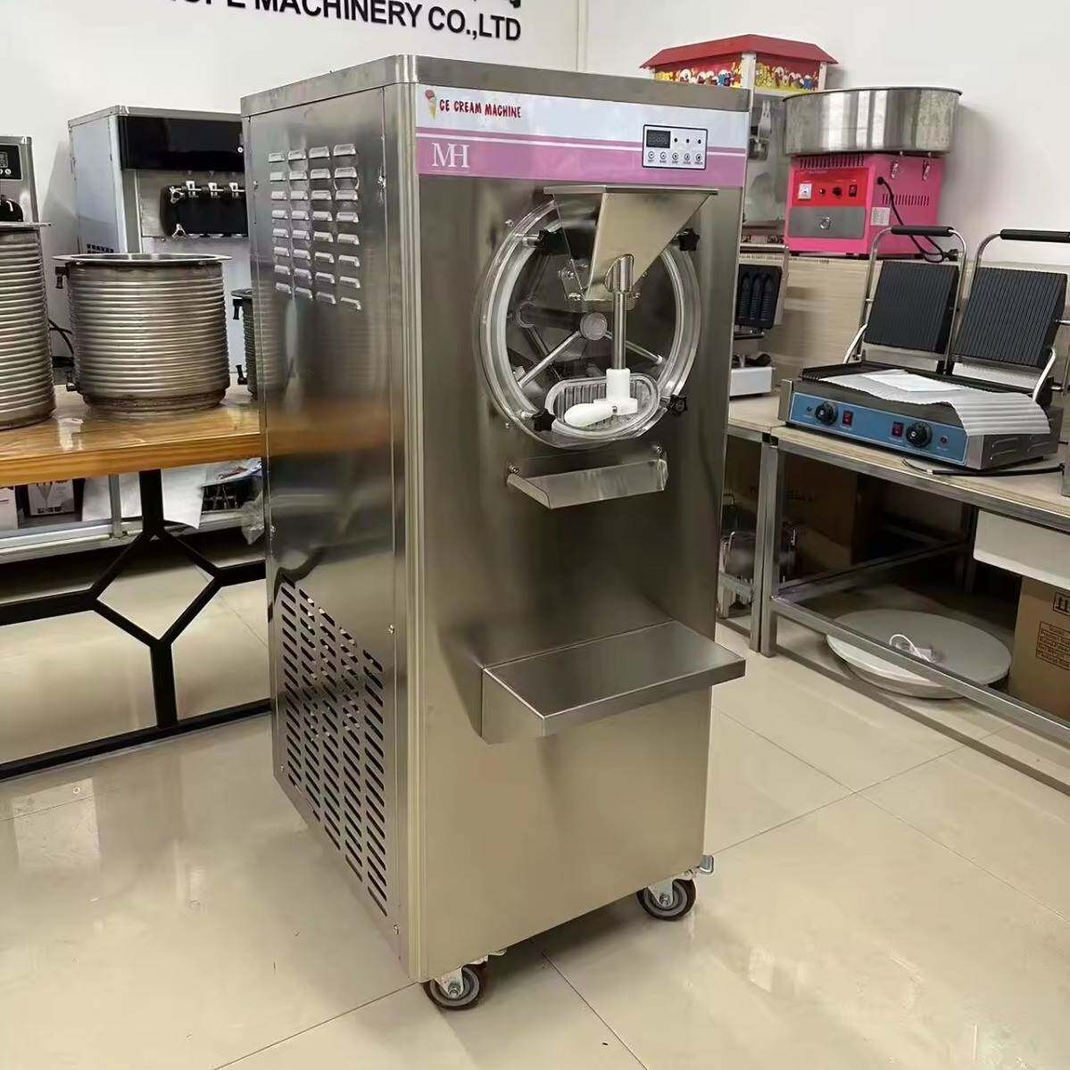 15L缸硬冰机出口特殊电压商用冰淇淋机不锈钢