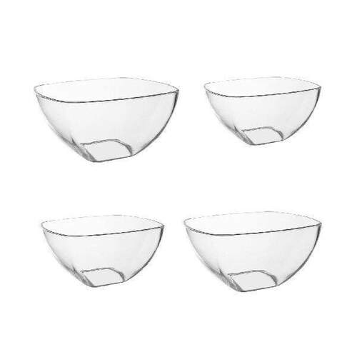 Salad Bowl Clear Acrylic Reusable Candy Bowl for Bar Family