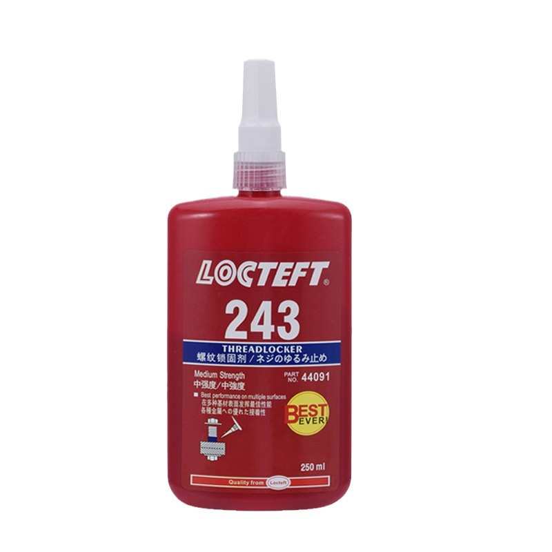 243螺丝胶242/271/272/277/263紧固胶防松250ml 金属厌氧胶螺纹胶