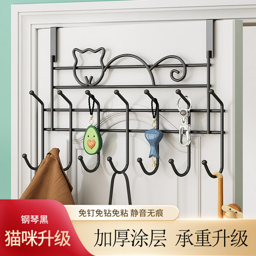可拆卸卧室门衣帽架门后挂钩粘钩