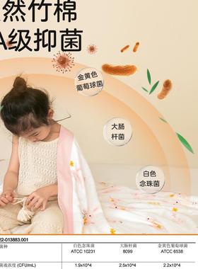 夏季婴儿园19521竹盖毯宝宝纱布毯子竹纤维沙午睡毯棉幼儿儿童发