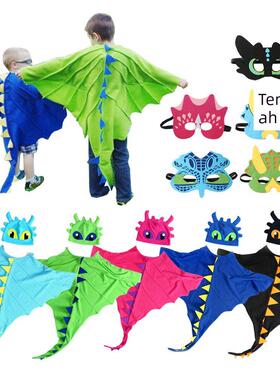 Dragon Costume Cloak with Hat Toothless Dragon Costume Cape