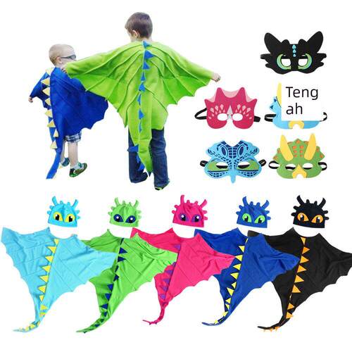 Dragon Costume Cloak with Hat Toothless Dragon Costume Cape