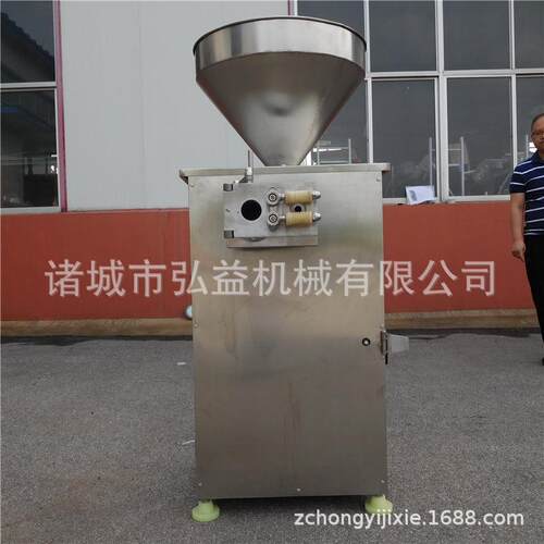 羊肠肠衣猪衣肠类制品OBC灌装成套不设备锈 双管钢高速粉肠灌肠机