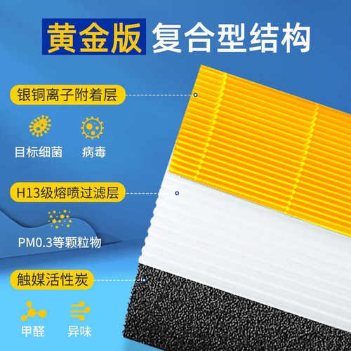 适配大宇无雾加湿器J20/PH01/J6PRO/PH06/PH06S加湿网滤芯滤网