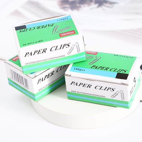 Paper Clips Rust-Resistant Metal Paper Clips Office Supplies