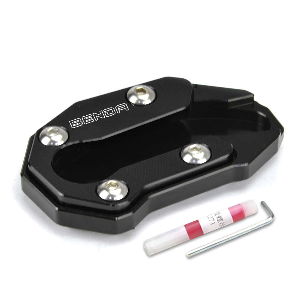 适用摩枭500MG改装MG500加大防滑侧边撑脚垫侧支架脚垫摩托车配件