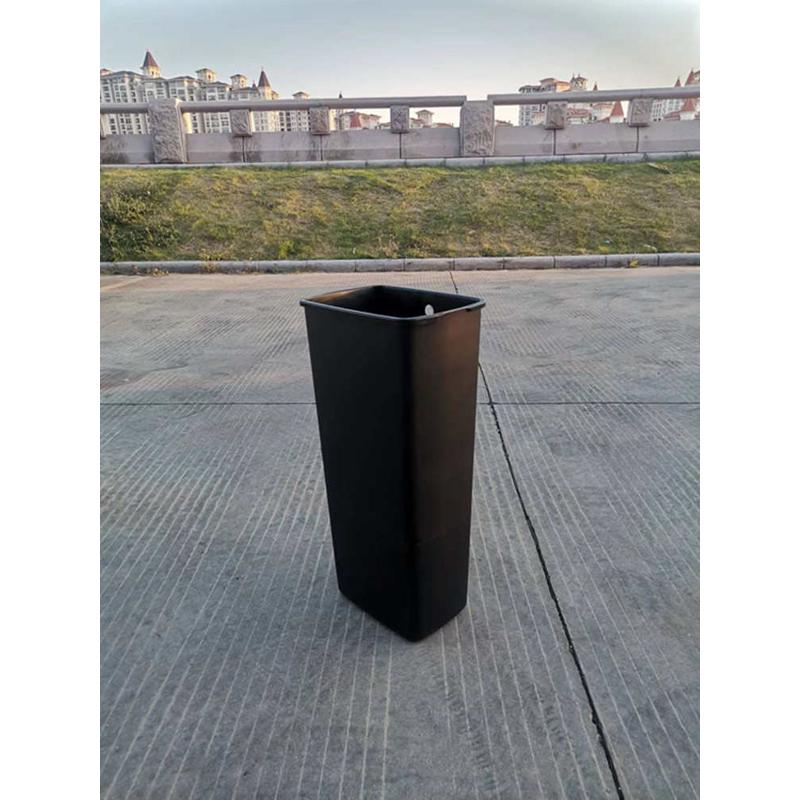 批发塑料垃圾桶内胆户外桶垃圾箱商用加厚方形黑色烟灰桶酒店桶大