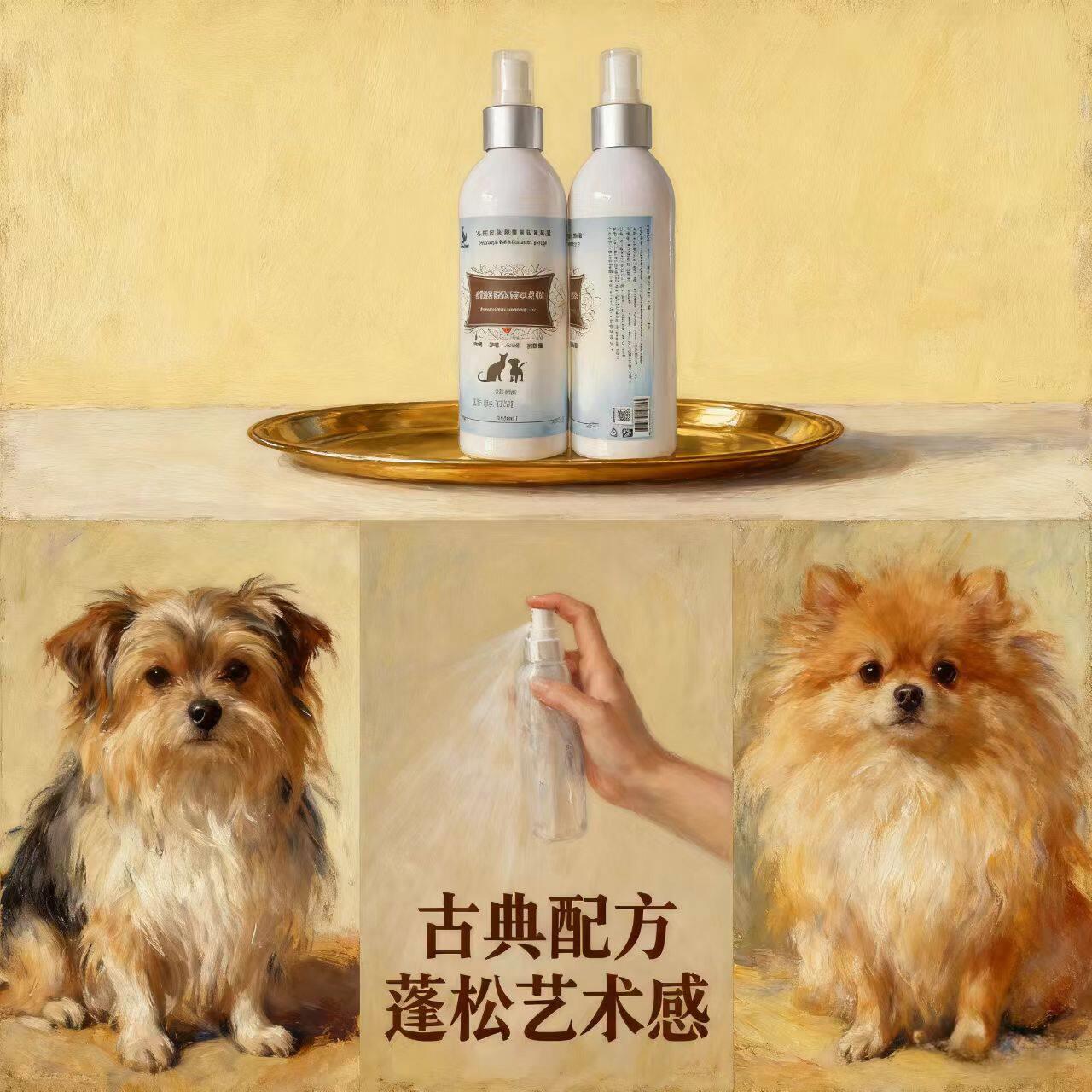 法西多Fasido宠物保湿免洗护毛梳毛顺毛防静电猫狗毛发开结喷雾