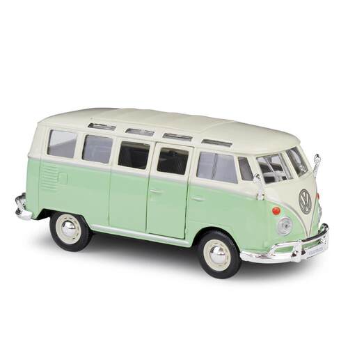美驰图1:24大众巴士 Volkswagen VAN SAMBA仿真合金车模摆件