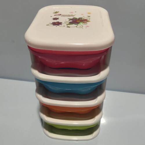 677多层靓彩小层柜 收纳桌上整理组合柜 彩色塑料抽屉收纳盒