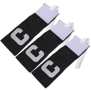 3 Pcs Captain Armband Adjustable Soccer Bands Headband Team