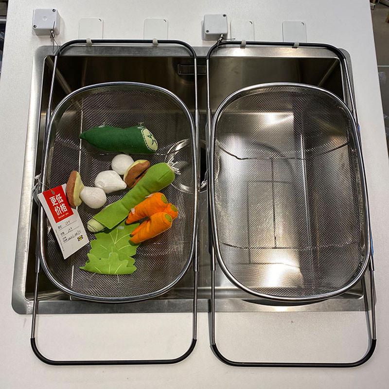 宜艾迪利斯滤碗滤水器家用洗碗碟筷子滤水架厨房水果洗菜滤水篮