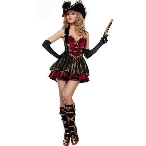 Role playing Captain Jack's women's clothing