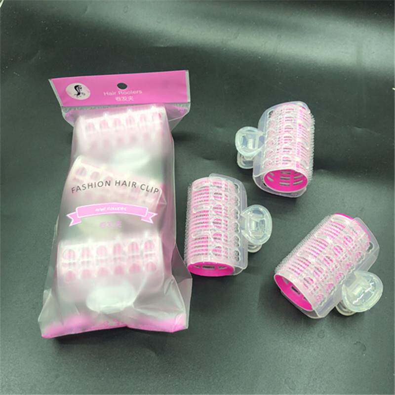 中号3个装睡觉刘海塑料卷发器 卷发夹卷发筒自粘发卷夜用定型