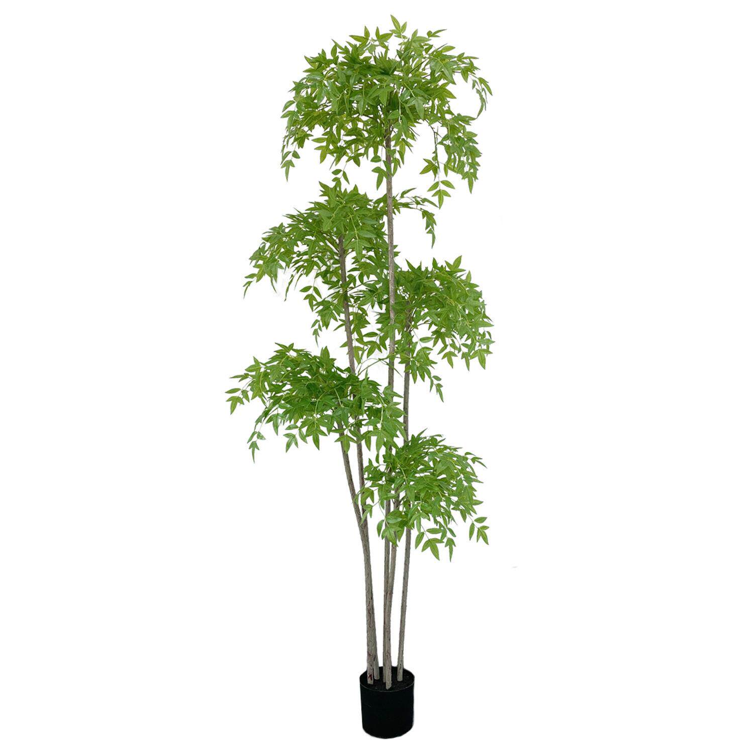 新款南天竹仿真植物绿植盆栽大型假绿植落地装饰客厅假树