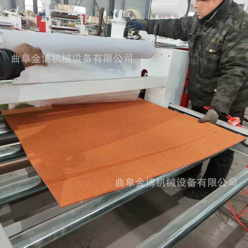 毛毡制品覆膜机 隔音棉吸音毡复合机设备eva热熔胶膜平贴机