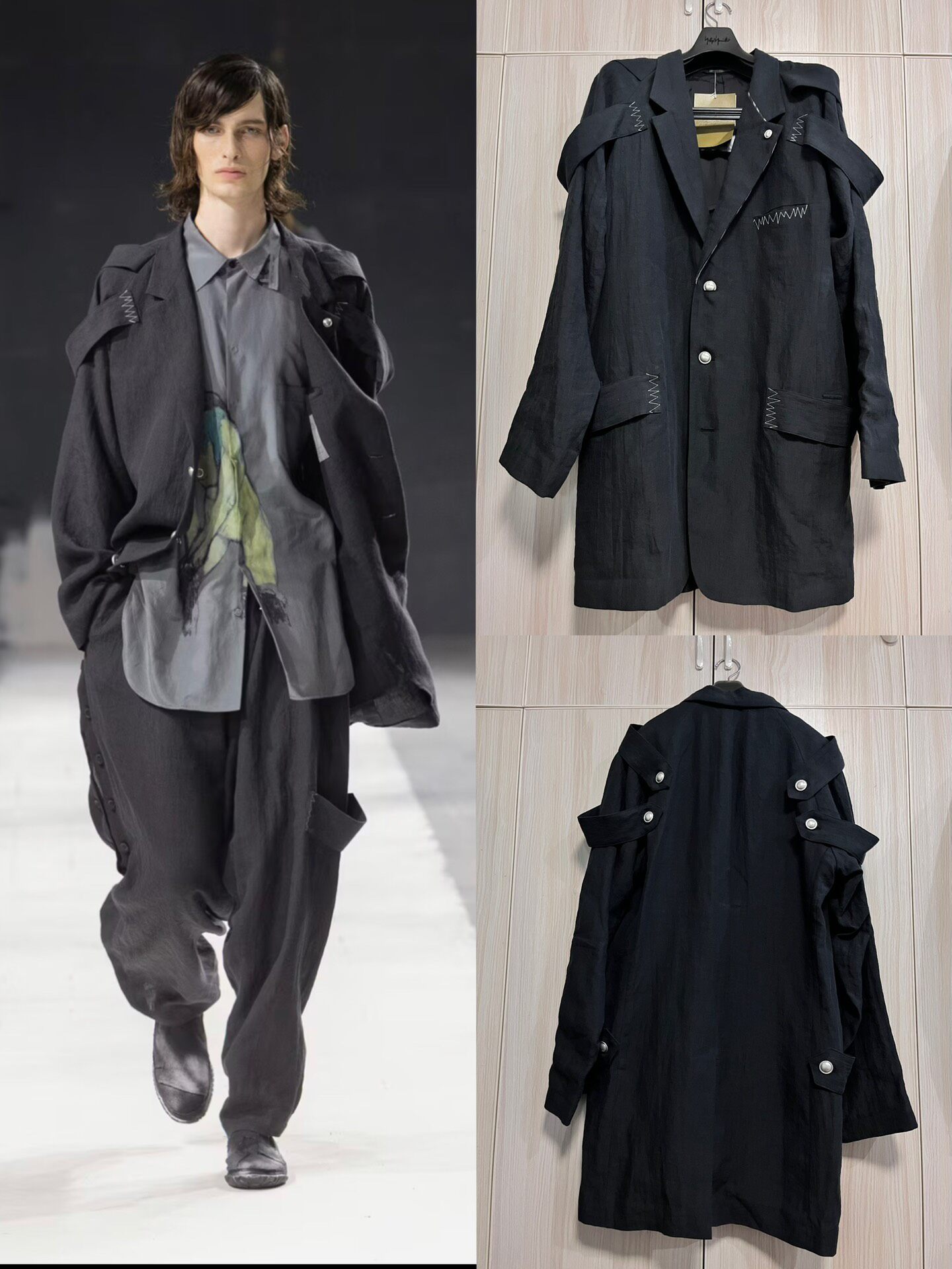 Yohji Yamamoto 24SS Silver Button Jacket
