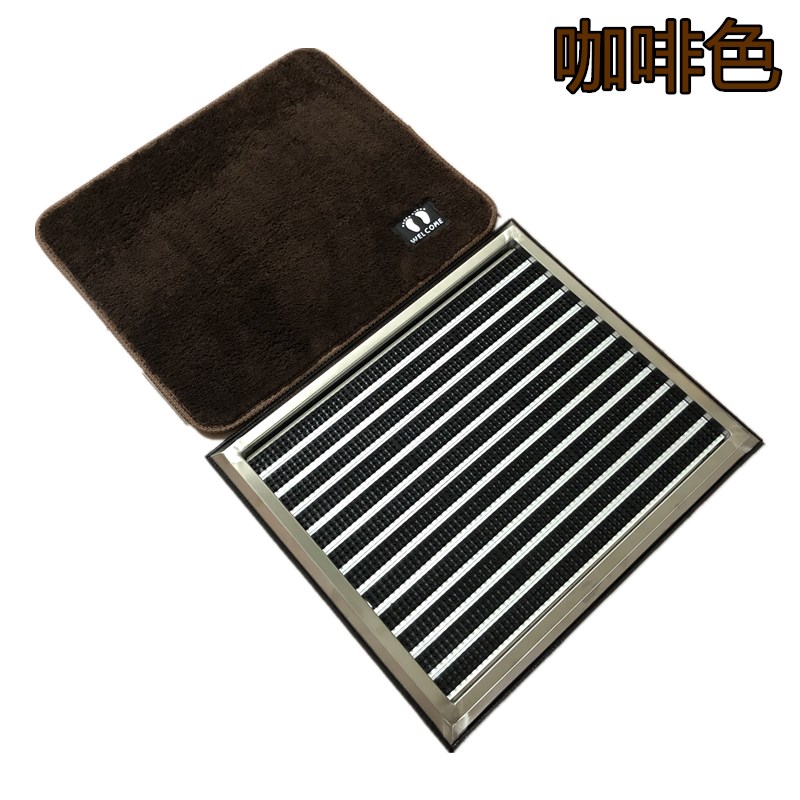 家用新款咖啡色进门口擦鞋底神器入户清洁消毒刷洗鞋子除灰蹭鞋机