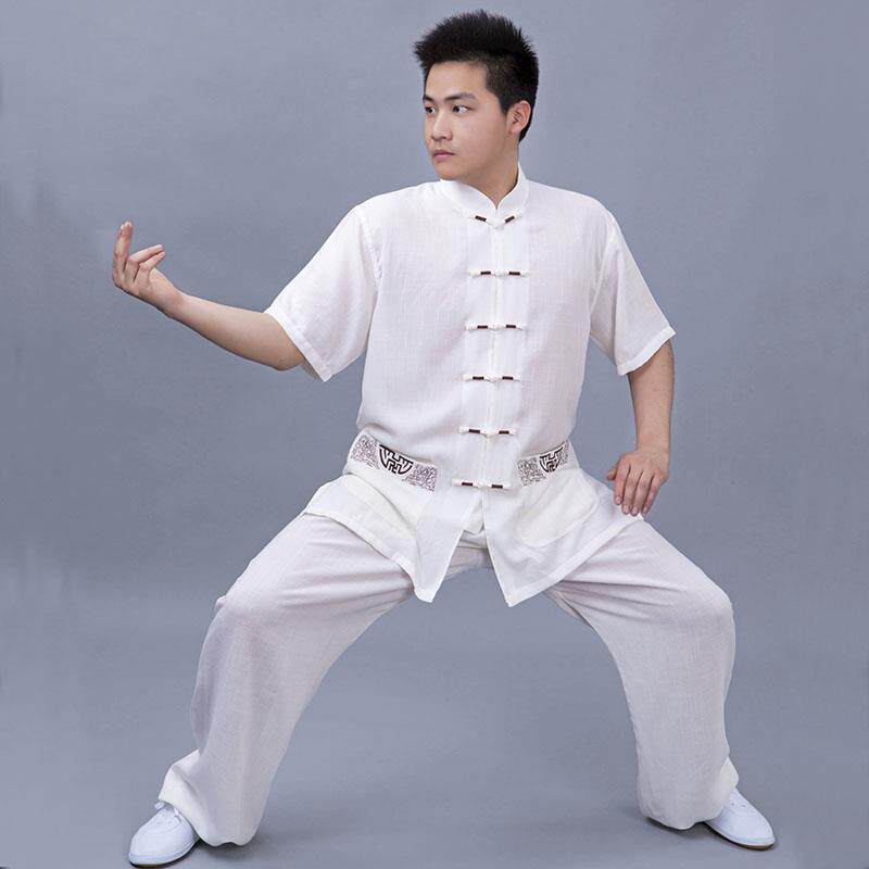 高档春夏棉太极特价清仓男式季女式武术太极服拳麻练功套装服饰图片