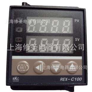 AN继电器输出0 智能温控仪REX C100FK02 C100温控器 400℃REX