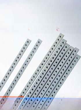 Cpci梁螺母条2*5/6*431Mm*M2.5/M3螺纹条螺丝孔条铝型材机箱配件