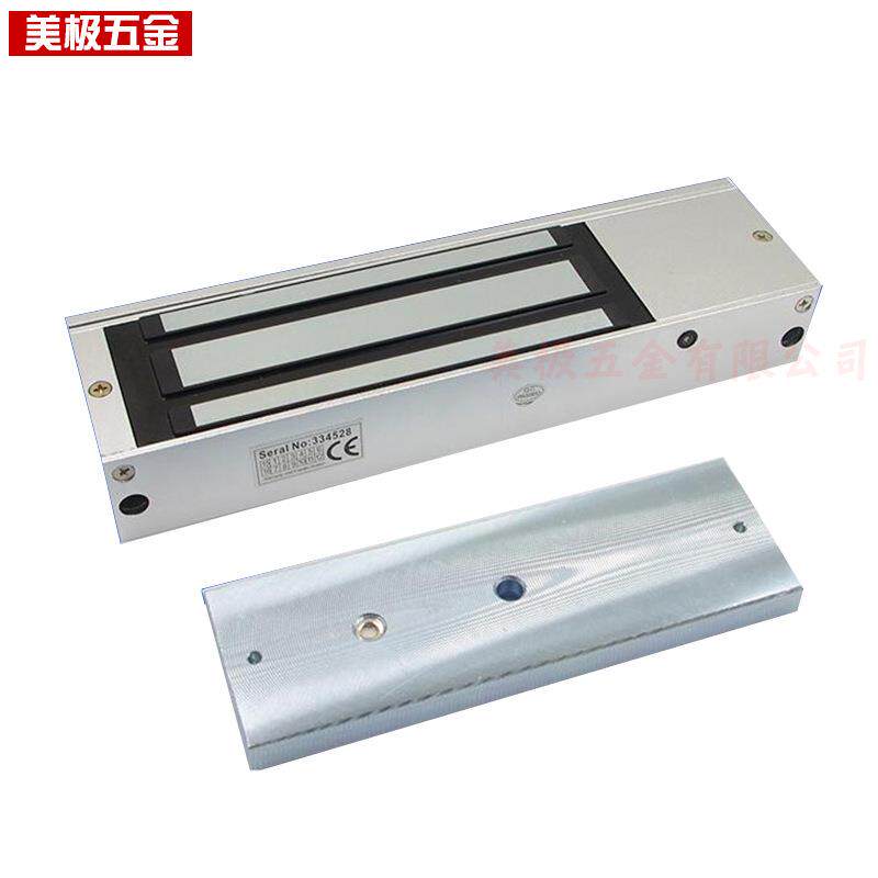 吸力500公斤磁力锁 500KG 电子锁 明装 挂装 电磁锁 12V 2线