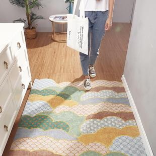 现代简约入户丝圈地垫进门蹭土耐脏门垫防滑垫家用可剪裁pvc地垫