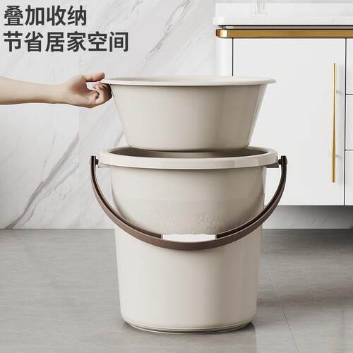 手提大号家用储水桶耐摔塑料加厚