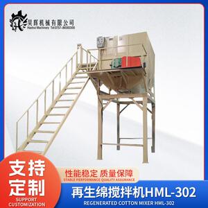 厂家直供压缩式再生绵搅拌机HML-302防静电防潮海绵边角料