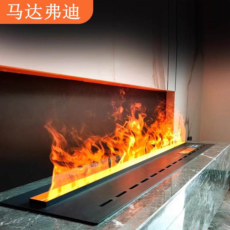 法式壁炉嵌入式客厅家用彷真火焰定制雾化壁炉芯加湿器装饰