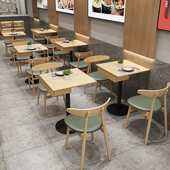 面馆桌椅组合烧烤店店小火锅店卡座沙发餐厅自助酒店实木座椅沙发