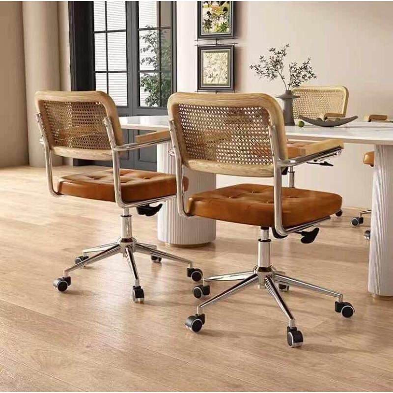 手工藤编电脑椅中古风家用学习椅旋转椅子办公室复古老板椅升降椅,商业/办公家具,办公电脑椅/职员椅,淘宝优惠券,粉丝福利购,淘宝优惠卷