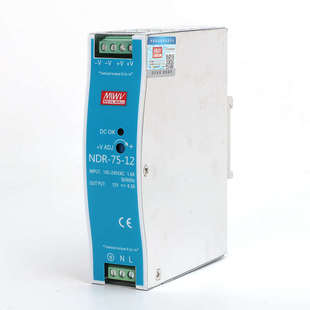 明緯NDR 24導軌開關電源220轉12v24v直流75W120W 240