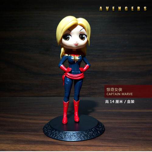 新款神大号小丑女动摆件模型全新盒黑寡女妇漫手办公仔奇惊奇侠人