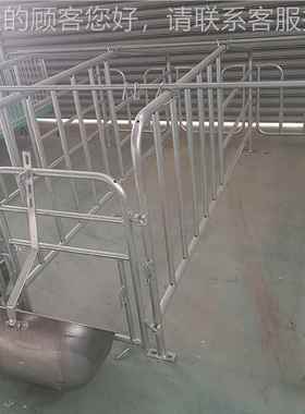 母猪定位栏落地式限栏 猪用定位栏槽带 33761位厚产床仔猪加保育