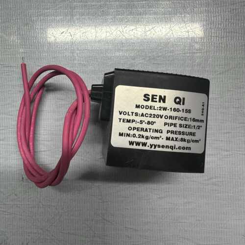SEN QI 2W-160-15S AC220V电磁阀水阀流体控制阀换向阀电磁阀线圈