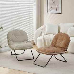 卡杰休闲懒单ACV人椅人发三卧人实木室云沙朵椅可折叠沙发椅户外