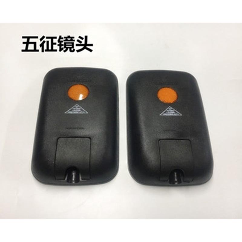 新款电动三轮车反光镜五征后视镜带铁杆倒车镜大视野改装加大镜