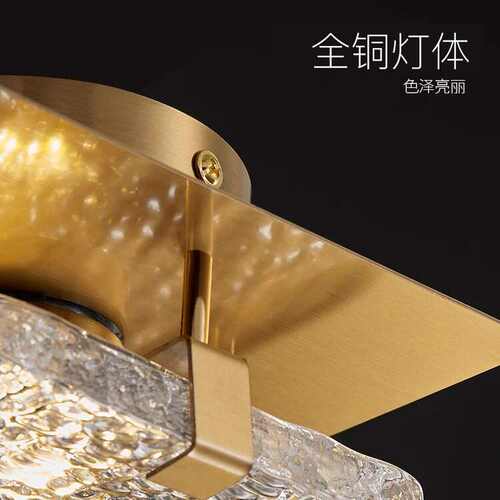 设计师新款玄关门厅吸顶灯简约现代走廊过道阳台灯轻奢大气