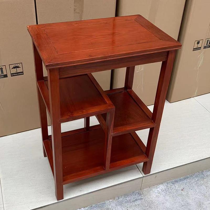 红木茶几角几边几茶边柜中式花梨木茶水架茶台 实木茶几沙发边几