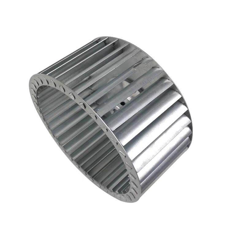 离心鼓风机双进风长轴电机风叶轮风轮多翼式风机叶轮配件扇叶低噪