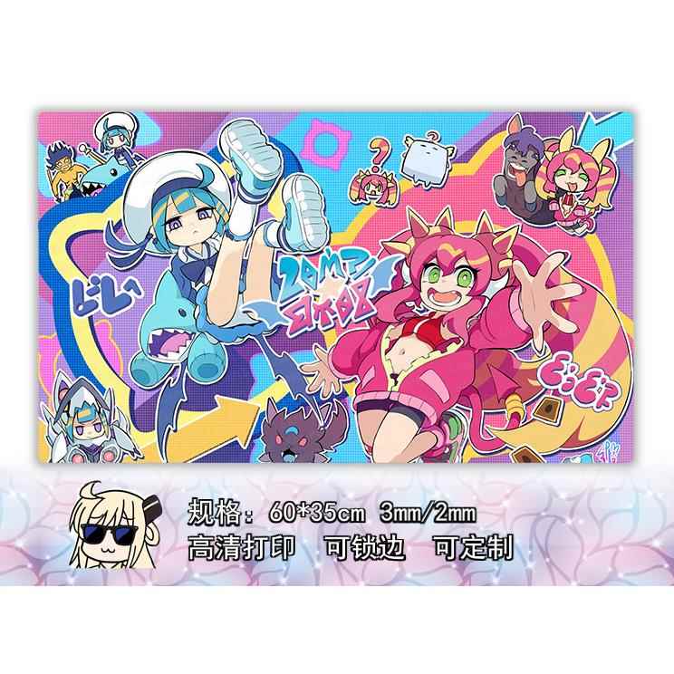 游戏王OCG 直播双子 防水卡垫单人桌游diy可定制卡垫 35*60