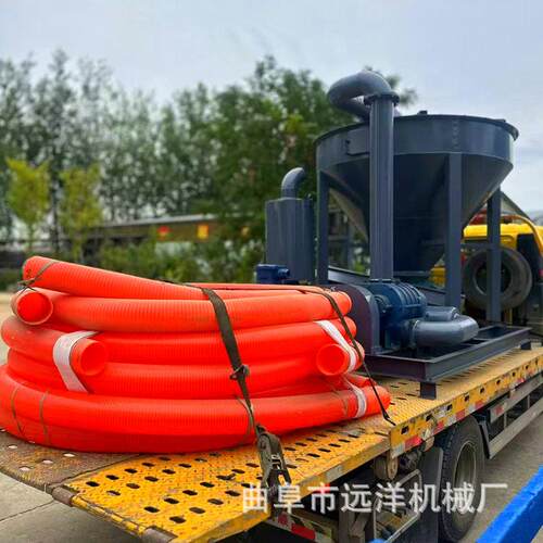 泥浆石子输送机隧道负压气力吸料机 石块砖头抽料机隧道吸料机