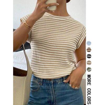 O 78568 Striped batwing tee 条纹蝙蝠袖T恤