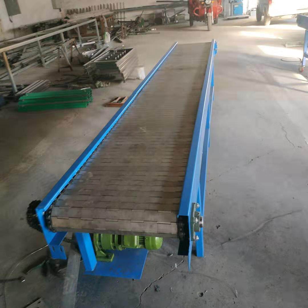 金属板输送机耐腐蚀重型组装流水线业大型不锈钢板输送机