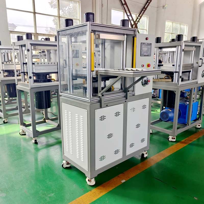 小型平板压片机全自动橡胶塑料颗冲压成型机实验室用双层硫化机