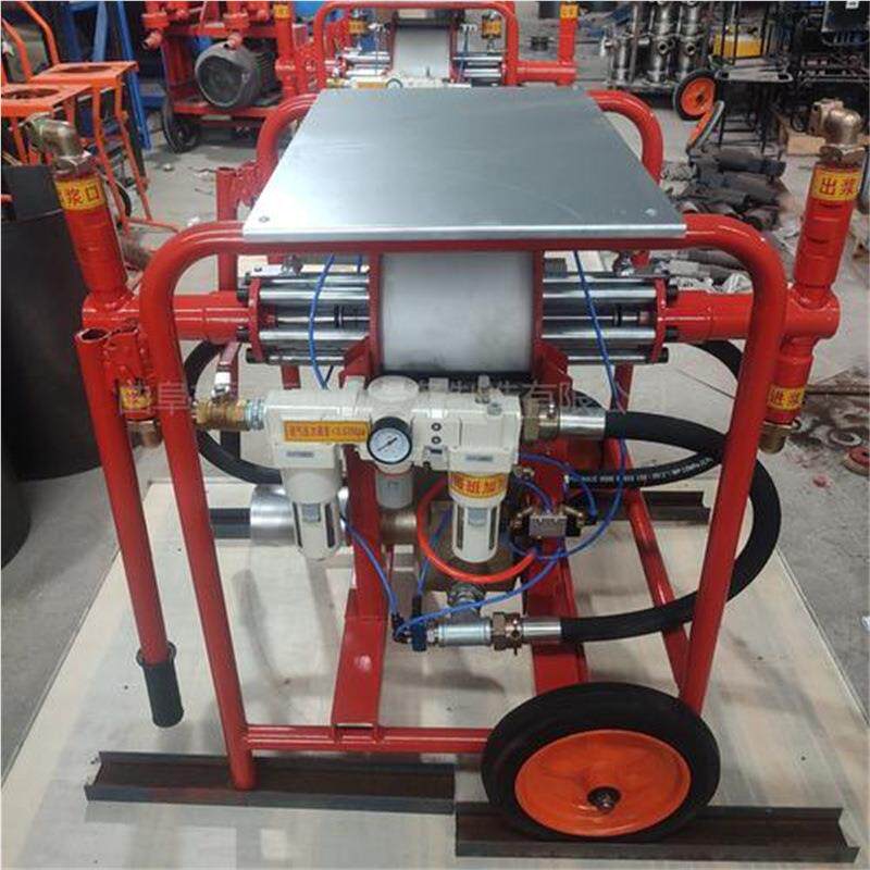 山东中亿水泥浆水玻双PDV头注用浆机气动双液注泵 璃矿双液浆注浆