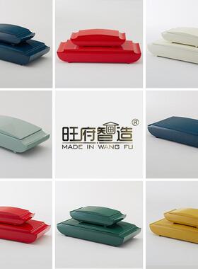 钢琴烤漆首饰盒轻奢摆件样板房衣帽间化妆台收纳盒展示架装饰盒